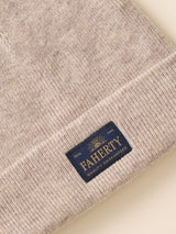 Faherty Essential Merino Beanie - Oatmeal Heather