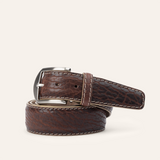 American Bison Belt - Brown/Beige