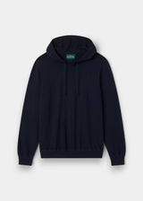 Gaisby Cotton Merino Hoodie - Dark Navy