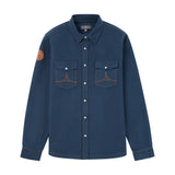 Amundsen Gard Moleskin Shirt - Fjord Blue