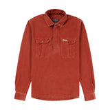 Amundsen Ranger Velvet Half-Zip Shirt - Terra Red