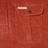 Amundsen Ranger Velvet Half-Zip Shirt - Terra Red