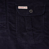 Amundsen Ranger Velvet Half-Zip Shirt - Faded Navy