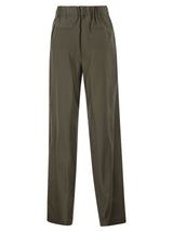 Trousers in Tropical Wool - Dark Green