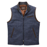 Madison Creek Asheville British Wool Vest - Blue Donegal