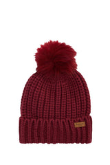 Barbour Saltburn Beanie Hat - Biking Red