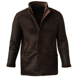 Madison Creek Big Sky Merino Lambskin Shearling Coat - Chocolate