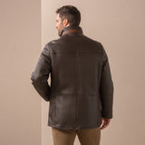 Madison Creek Big Sky Merino Lambskin Shearling Coat - Chocolate