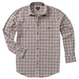 Madison Creek Bisley Check Western Shirt - Brown/Grey