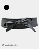 ADA Wrap Leather Belt - Black