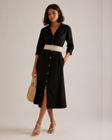 ADA Wrap Leather Belt - Bone