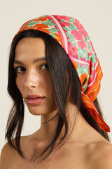 Birds of Paradis Charlotte Scarf - Botanic Tile