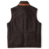 Madison Creek Bozeman Merino Lambskin Shearling Vest - Chocolate