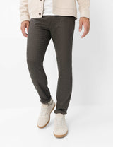 Brax Chuck Ceramica Five-Pocket Pant - Chocolate