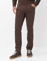 Brax Chuck Hi-Flex Pro Five-Pocket Pant - Chocolate
