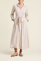 Emmelie Dress Carmel Stripe