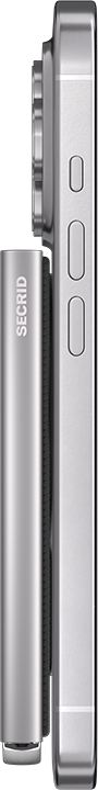 Secrid Premium Cardprotector+ Fluted for MagSafe - Silver