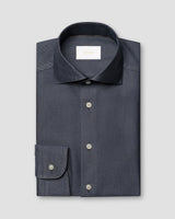Contemporary Fit Cotton Silk Cashmere Dress Shirt - Oak Hall
