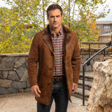 Madison Creek Dakota Merino Lambskin Shearling Coat - Tobacco