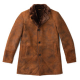 Madison Creek Dakota Merino Lambskin Shearling Coat - Tobacco