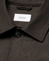 Wool Cashmere Two-Pocket Jacket - Dark Brown