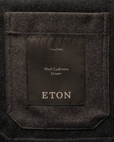 Wool Cashmere Two-Pocket Jacket - Dark Brown
