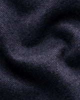 Solid Flannel Shirt - Dark Purple