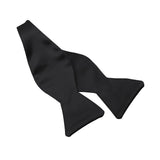 Dion matching black self-tie bow tie - Oak Hall