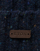 Eton Donegal Wool Blend Beanie - Dark Blue