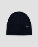 Eton Donegal Wool Blend Beanie - Dark Blue