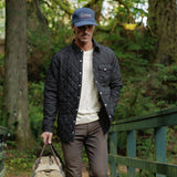 Criquet Quilted Shacket - Black