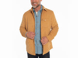 Criquet Corduroy Quilted Shacket - Camel