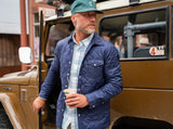 Criquet Quilted Shacket - Navy