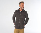 Criquet Corduroy Quilted Shacket - Midnight Ash