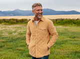 Criquet Corduroy Quilted Shacket - Camel
