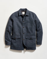Bennet Overcoat - Navy Multi