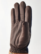 Deerskin Wool Tricot - Navy/Chocolate