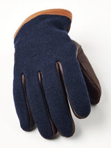 Deerskin Wool Tricot - Navy/Chocolate