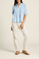 Jess Blouse Hydrangea Voile