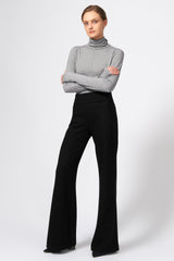 Kal Rieman Felted Jersey Wide Leg - Black