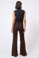 Kal Rieman Ponte Wide Leg - Espresso