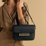 Brackish Oxford Handbag - Black / Guinea