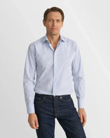 Contemporary Fit Check Supima 120 Dress Shirt - Oak Hall