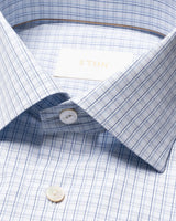 Contemporary Fit Check Supima 120 Dress Shirt - Oak Hall