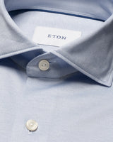 Filo di Scozia Jersey Shirt - Light Blue
