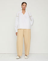 Raglan Sleeve Popover Shirt W/ - Oak Hall