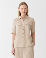 Short Sleeve Patch Pocket Shirt