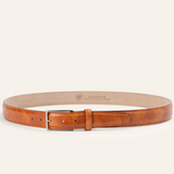Italian Marbled Calf Belt - Tan
