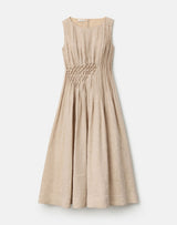 Hand Tucked Sl Maxi Dress