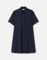 Ss Dress W/ Pleated Back